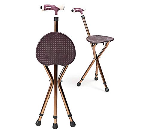 Bastón silla plegable para descansar en camping o esperas largas