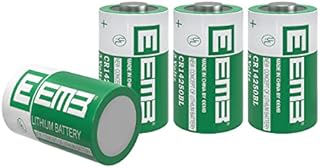 4X EEMB CR 14250 1/2 AA 3V Lithium Battery for Dive Computer Scuba Transmitter and Receiver and Temperature Logger 900mAh Non Rechargeable