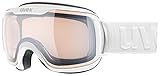 uvex Unisex-Erwachsene Downhill 2000 S VLM Skibrille, White, One Size