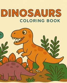 Paperback Dinosaur Coloring Book (Colors for Kids) Book