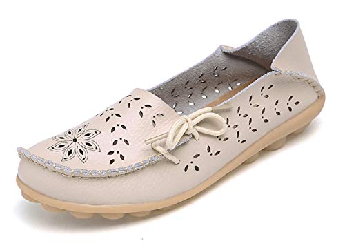 Image of VenusCelia Women's Breathable Comfort Walking Office Flat Loafer