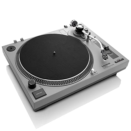 Lenco L-3810 Platine vinyle à entraînement direct – Platine vinyle DJ – 33/45 tours/minute – contrôle de pas – système de lecture magnétique – éclairage des aiguilles – contrôle de pas – gris mat - Les Beatles, Paul McCartney, John Lennon, RIngo Starr, George Harrison Lenco L-3810 Platine vinyle à entraînement direct - Platine vinyle DJ - 33/45 tours/minute - contrôle de pas - système de lecture magnétique - éclairage des aiguilles - contrôle de pas - gris mat – Image 5