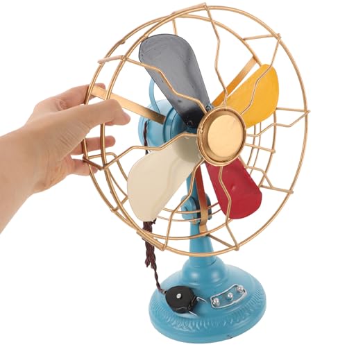 Modèle de ventilateur vintage en métal idée cadeau décoration maison - 8