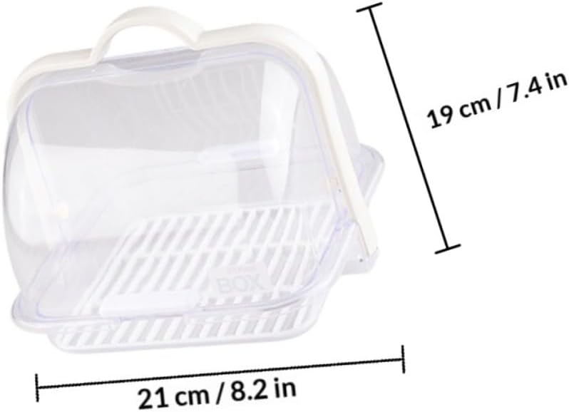 Bottle Draining Rack and Portable Sealing Cleaning Box, Mini Milk Bottle Organizer with Lid, Suitable for Accessories Storage and Drying