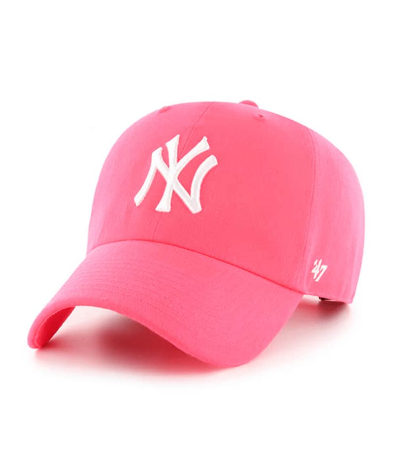 Gorra New York Yankees Ajustable Neon Rosa miniatura 1