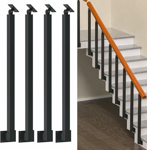 Rambarde d'escalier réglable métal antidérapant balustre pivotant 270 balcon terrasse