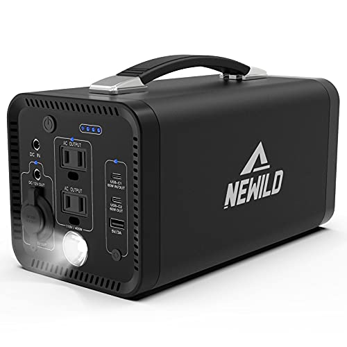 400W Solar Generator Station, Upgraded CPAP Battery Portable Power Generator 260Wh, 70400mAh Solar Battery Charger with 110V AC Outlets and 60W PD Ports, for Home Emergency Outdoor Travel Camping CPAP