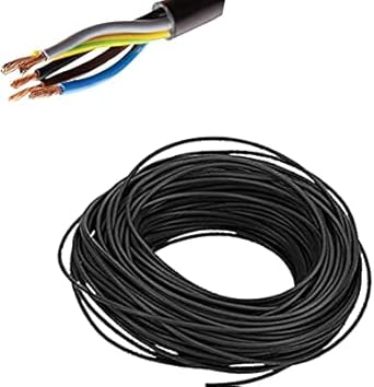 Drumstone Copper 0.75MM(24/.20MM) 5 Core Wire for Home or Domestic Industrial Electric Wiring, Electric Wire 90Mtr