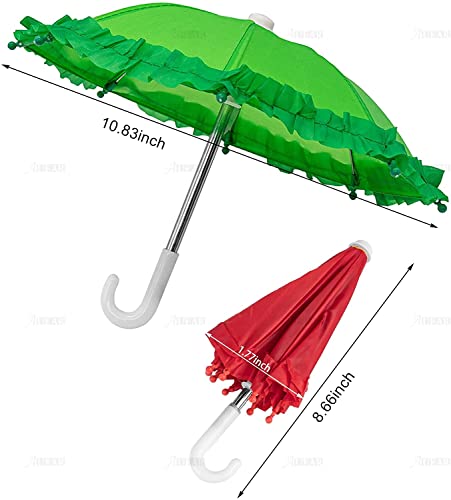 Auear, 5 Pack Cute Mini Umbrella 5 Color For Other Photography Props Decoration #TOP3
