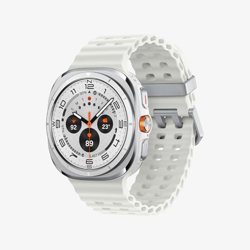 Samsung Galaxy Watch Ultra 2025 47mm   Smartwatch LTE con IA, Titanio, Botón Personalizable, Control de Salud, Garantía del Fabricante 3 Años + 1 año Extra, Blanco Titanio (Versión española)