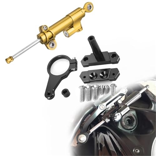 Kit de fixation amortisseur direction or pour Yamaha YZF R15 V3 2017-2020