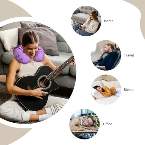 Almohada de espuma viscoelástica tamaño viaje cuello U miniatura 7
