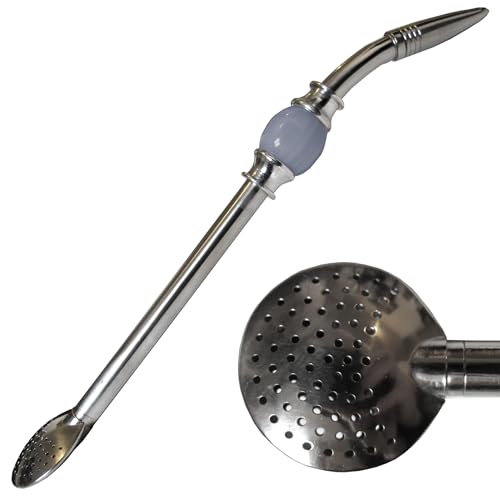 Gaucho Bruno Bombilla Estilo Brasilero con Decoración Gris