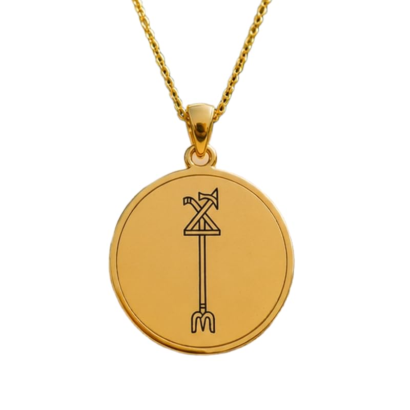 Collier en argent 925 plaqué or LKBEADS et pendentif rond fait main aux détails précieux