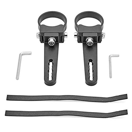 Wsays 1.75 Custom Side Roll Cage Bull Bar Clamps LED Light Mount Bracket Compatible with Ranger RZR Ace General Fit Arctic Cat YXZ Teryx ATV UTV