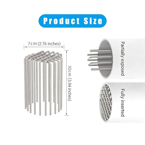 Image of Rust-Resistant Metal Wire Grid Drain Outlet Stopper with Anti-Rat Design, Prevents Clogs & Rodent Entry For 70-75mm Diameter