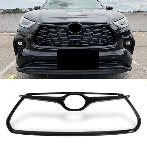 Fancemot Front Grille Surround Trim Cover for 2020-2026 Toyota Highlander by Fancemot - Used condition - US$94.68