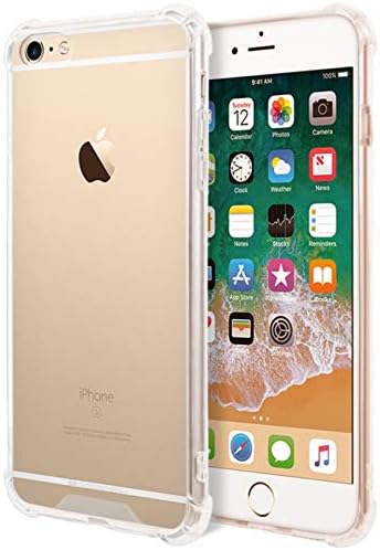MERCURY iPhone 6 Plus Case, iPhone 6S Plus Case, [Air Cushion] Crystal Clear Hybrid [Protective TPU Cover & Hard PC Back] for Apple iPhone 6 Plus/iPhone 6S Plus, IP6P-CCH