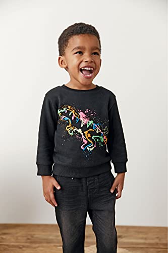 Image of Baby Toddler Boy's Cotton Crewneck Sweatshirt Christmas Clothing 1-7Y