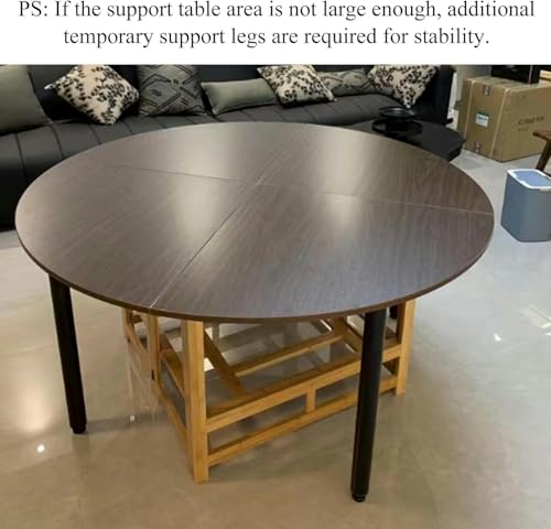 Table pliante pour les intérieurs sans jambes pour optimiser l'espace