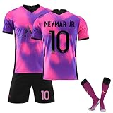 Paris Trikot PSG Trikot Set Fußballtrikot Kinder/Erwachsene, Nr.30 Sporttraining T-Shirts, Shorts und Socke, FußBall Trikot Kinder, Jungen
