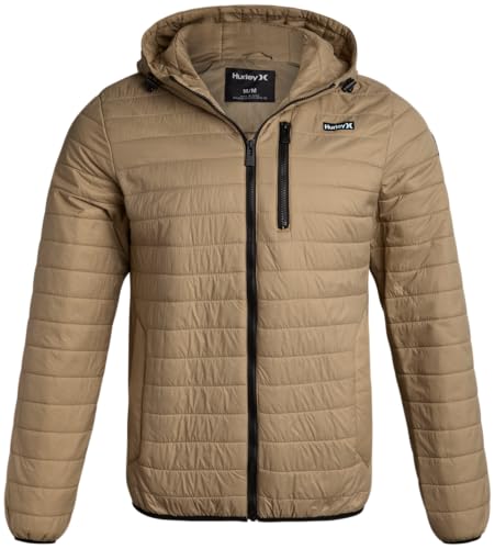 (取寄) ハーレー バルサム パッカブル パファー フーデット ジャケット - インサレーテッド Hurley Balsam Packable Puffer Hooded Jacket - Insulated  Khaki 41px2v5XEeL.jpg