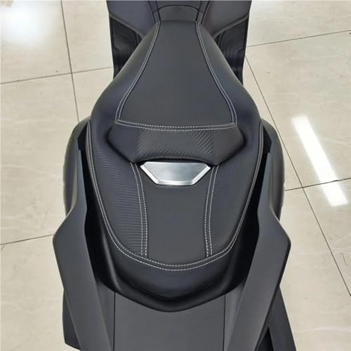 Asiento motocicleta cojín conductor cómodo alta resistencia recambio sillín universal 2