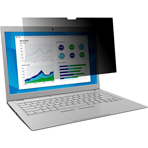 3M Privacy filter for 14 Inch Widescreen Laptop, COMPLY Attachment for Flip-Share, Reversible
