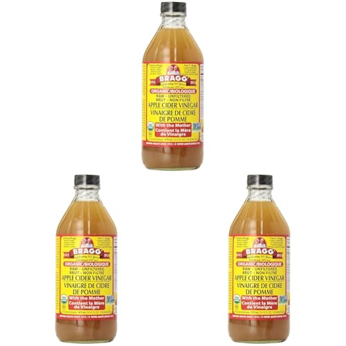 Bragg Live Food Organic Apple Cider Vinegar, 473 ml (Pack of 3)