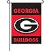 Produktbild BSI 83007 Gartenflagge Georgia Bulldogs 2-seitig schwarz & rot
