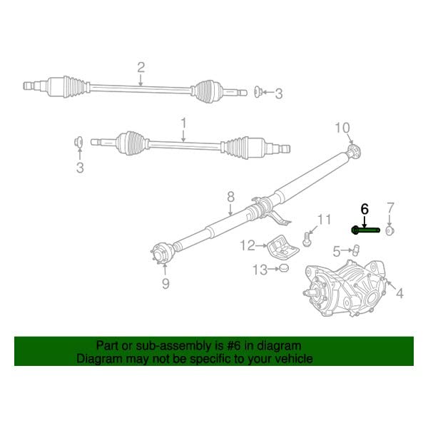 Amazon.com: Mopar 06502725 - Rear Upper Control Arm Bolt : Automotive 