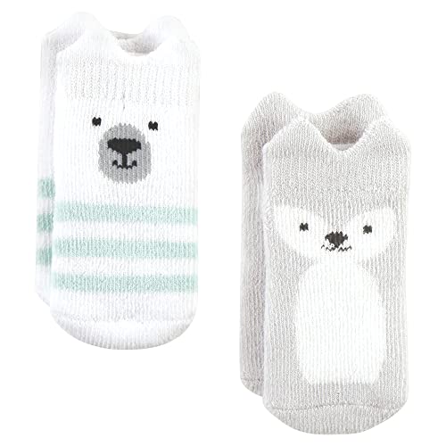 Image of Hudson Baby Baby 8-pack Cotton Rich Newborn and Terry Socks