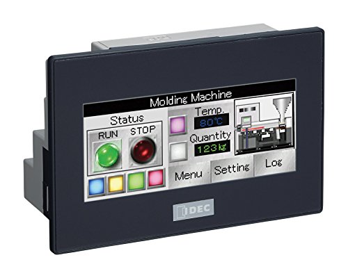 IDEC FT1A-C14KA-B , PLC/Touch HMI; 24VDC; 3.8 TFT Color; 14 I/O; Source In; Trnsistr Sink Out; Black Bezel