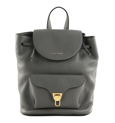Sac à dos en cuir grainé gris Grafite idéal pour vos loisirs urbains