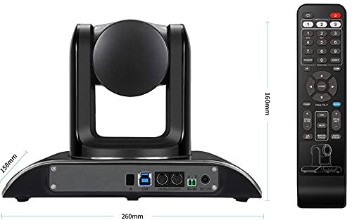 Webcam USB grand angle 138 degrés Tenveo avec télécommande pour grand écran - 6