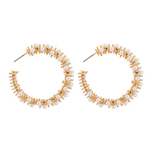 Boucles d'oreilles perles vintage Garland style preppy chic et élégance rétro féminine