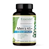 Emerald Laboratories - Men's 45+ Multi Vit-A-Min (4 Daily) - Clinical-Potency with CoQ10, Saw Palmetto & Extra Lycopene - 120 Vegetable Capsules