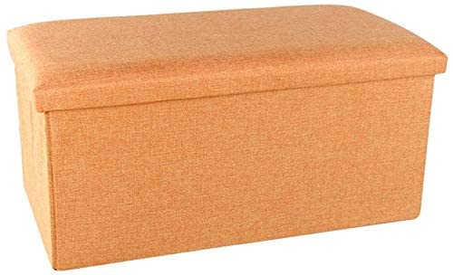 Table basse multifonction et tabouret de rangement pliable en lin pour chambre d'enfants