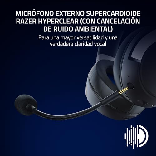 Auriculares Razer Kaira Pro HyperSpeed PS5 inalámbricos con micro negro 6