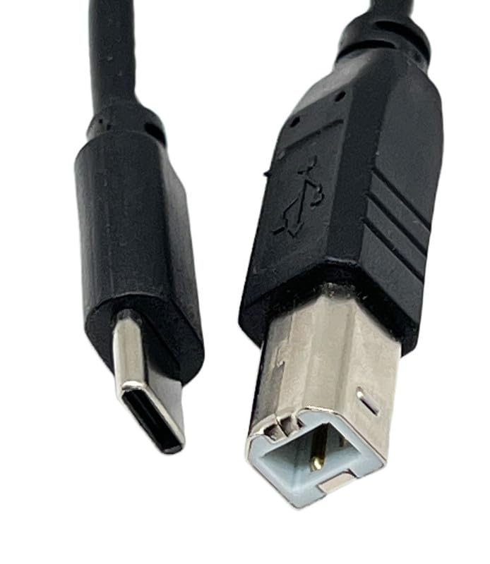 Connettore A: USB tipo C T-ProTek USB-C a USB-B cavo stampante cavo dati scanner connettore compatibile per hp Color Laserjet 7700