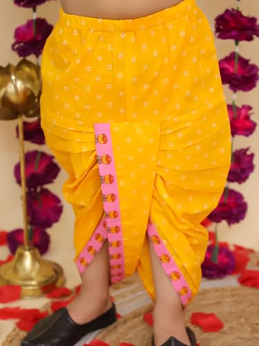 Image of BownBee Kids Ethnic Wear Dhoti Kurta Set | Traditional Festive Clothing for Children | Indian Wedding & Celebration Wear | Comfortable Fit