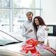ZephyrCraft Schleife für Auto XXL 76 cm, Große Geschenkschleife, rote Schleife für Auto, Autoschleifen Hochzeit, Weihnachtsschleifen Dekoration, Geburtstag, Hochzeitsschmuck