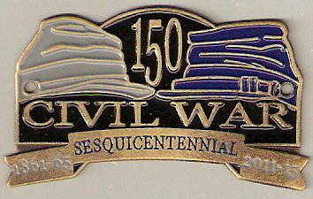 Civil War - Sesquicentennial - 150th anniversary - Kepis - Hiking Stick Medallion