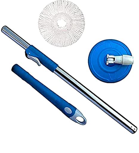 Stick/ Rod Stainless Steel with Spin Mop Handle with Head and 1 Refill ( Color May Very) (B09XDWFFWR) Amazon Price History, Amazon Price Tracker