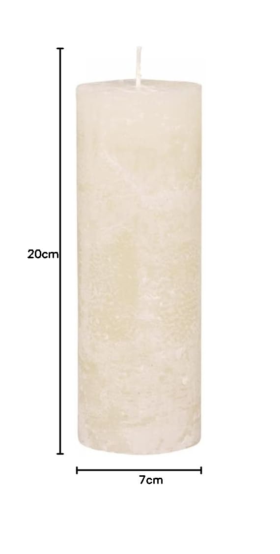 Chic Antique Macon Stumpenkerzen – Rustikal, 100% Paraffin, Lange Brenndauer