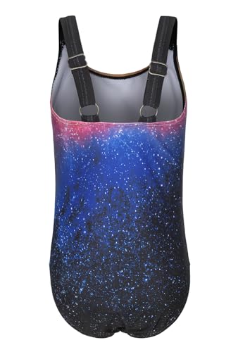 Image of Girls One Piece Swimsuits Tie Dye Bathing Suit for Girls Hawaiian Swimwear 3-16 Years