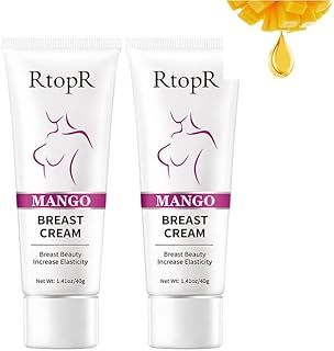 2 Pack Breast Enhancement Cream - Powerful Lifting & Plumping Formula for Breast Growth & Enlargement - Upsize Cream for Bust Increase & Pump Up Breast - Natural Bust Enhancement