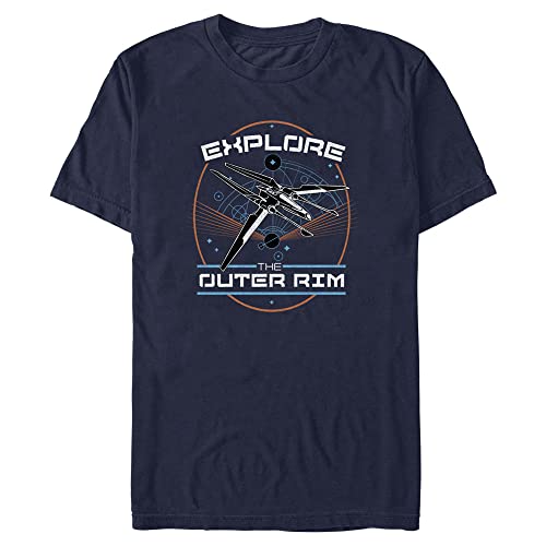 T-shirt Star Wars homme bleu marine S, fini les vêtements geek de mauvaise qualité
