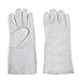 Srliya 1 Pair Welding Gloves 35cm High Temperature Separate Fingers Hot Proof Mitts Tool for Working
