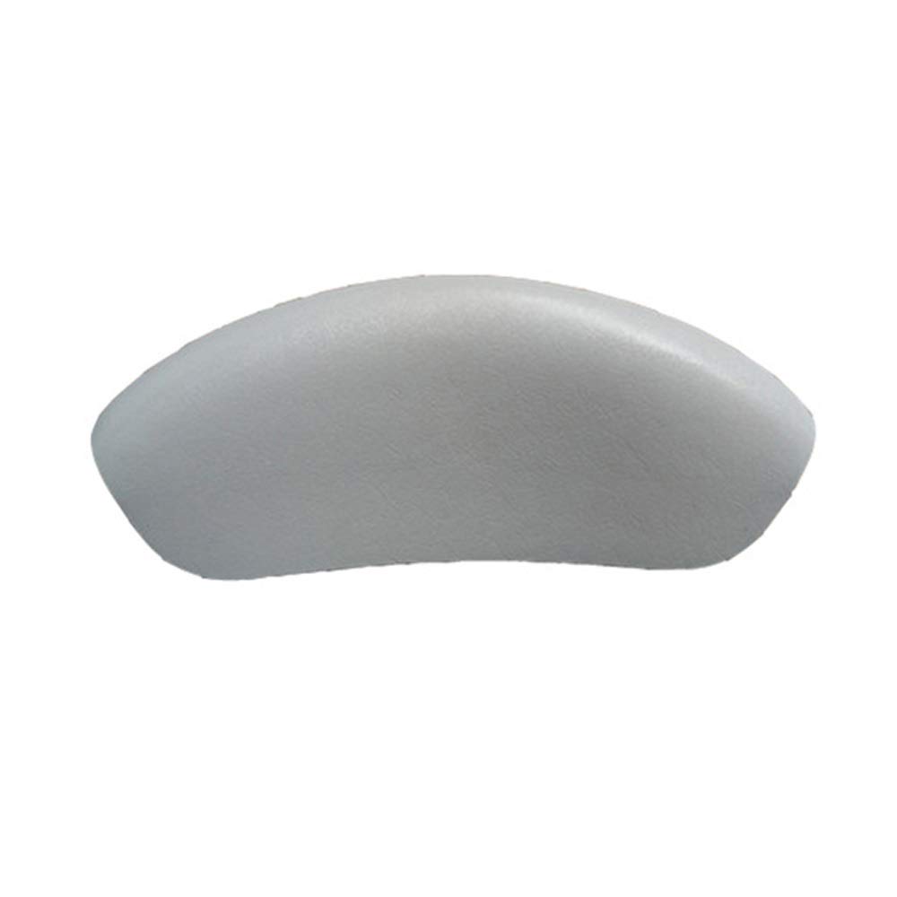 DGKNJ Spa Bath Pillow Non Slip Bathtub Pillow Waterproof Bath Pillow Relaxing Great for Hot Tub, Jacuzzi, Spas (Color : Gray, Size : 12.8 x 28cm)